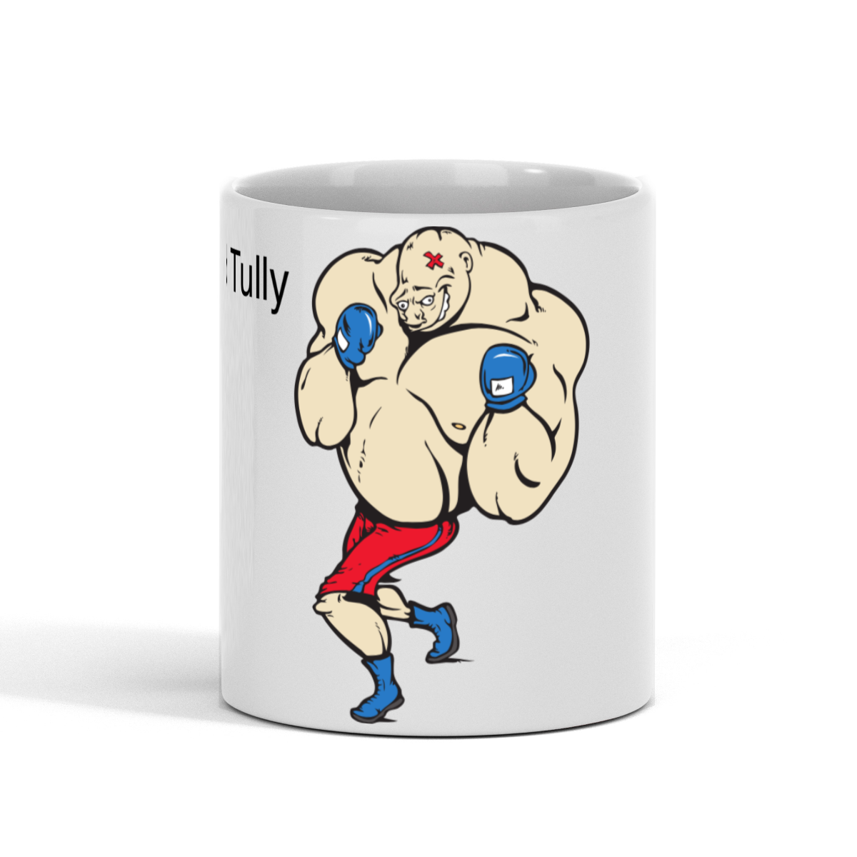 Standard size glossy ceramic mug