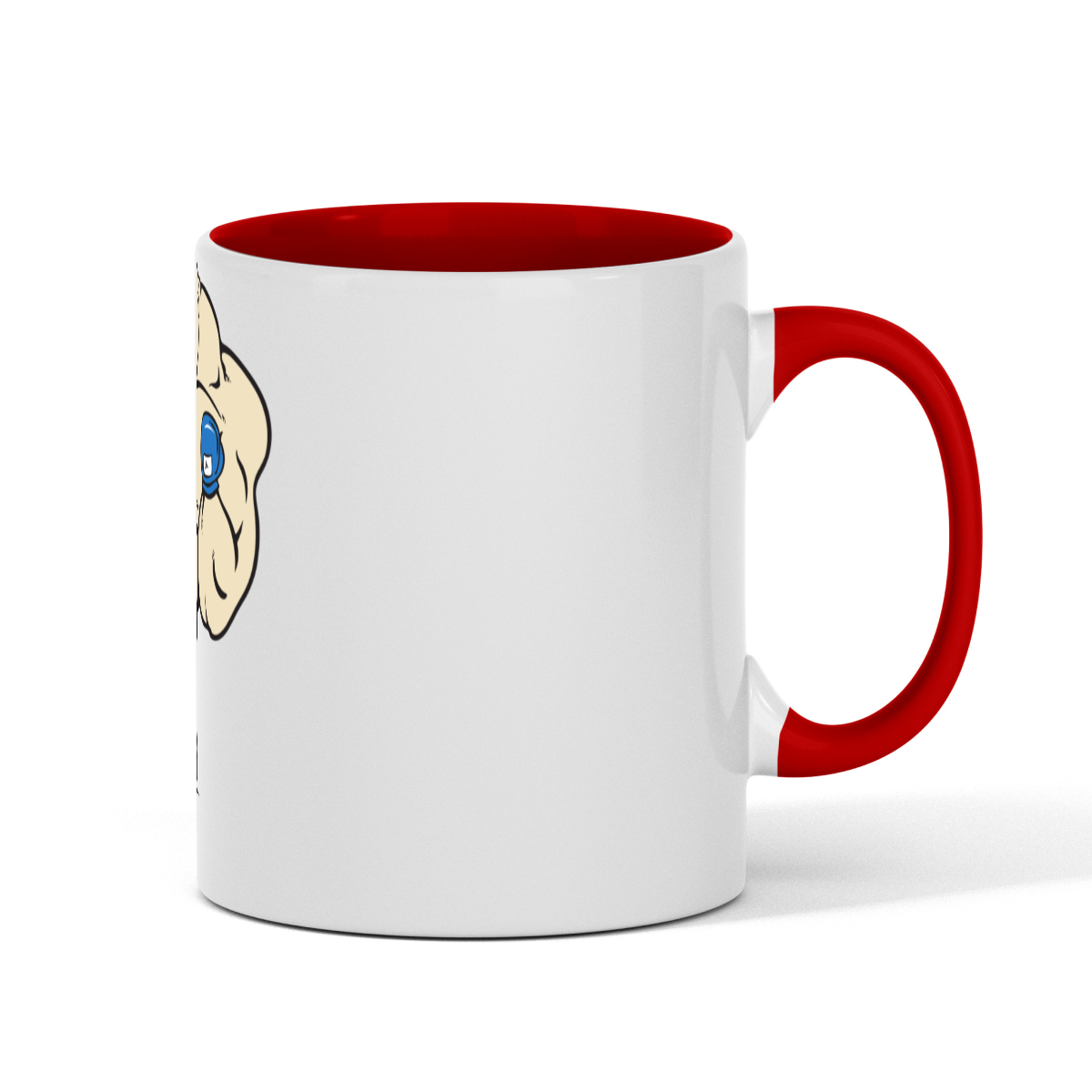 Standard size glossy ceramic mug