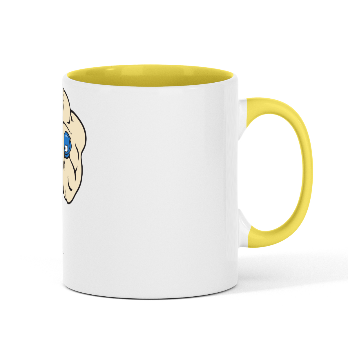 Standard size glossy ceramic mug