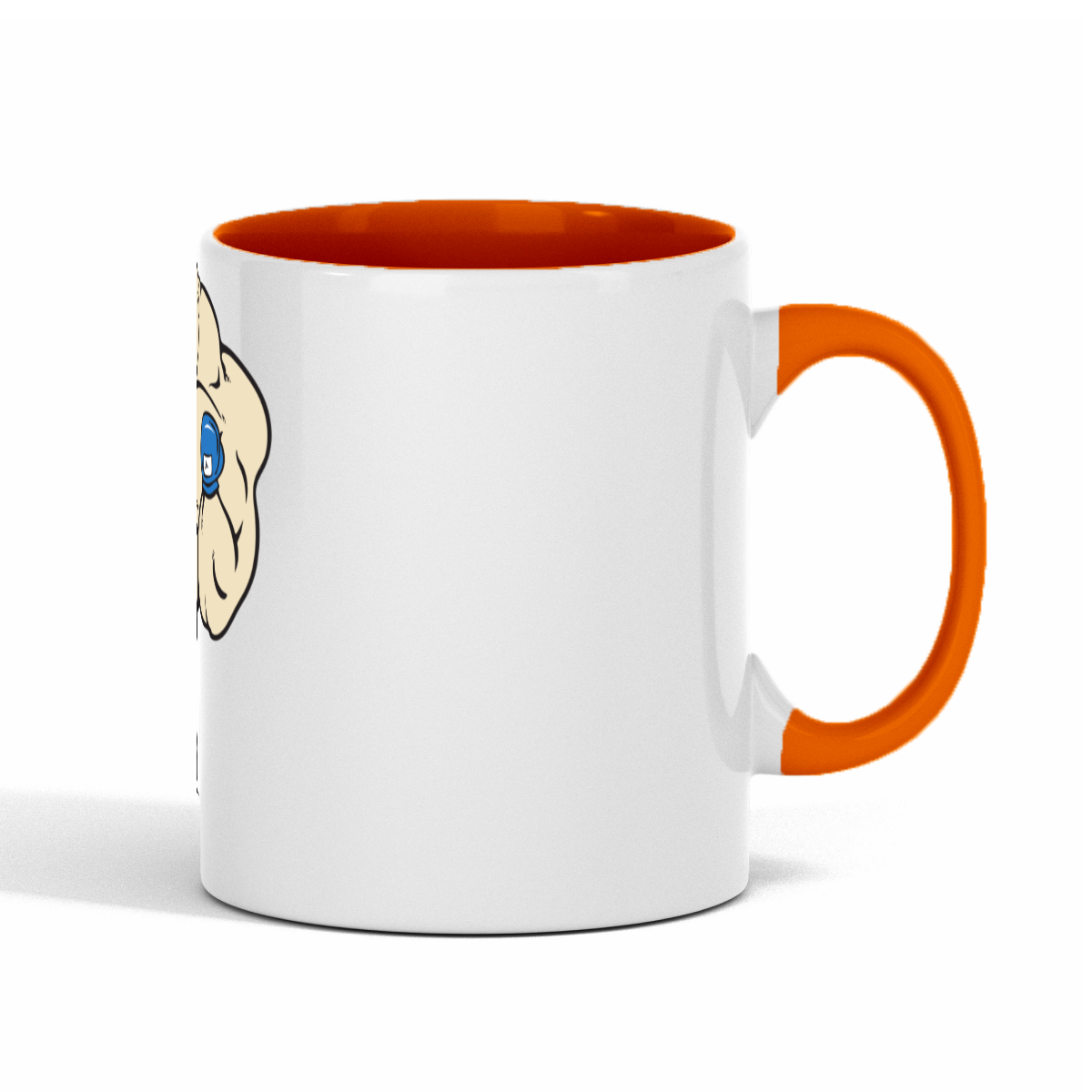 Standard size glossy ceramic mug