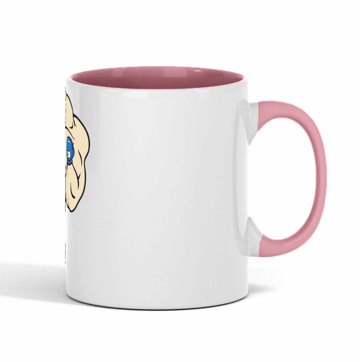 Standard size glossy ceramic mug