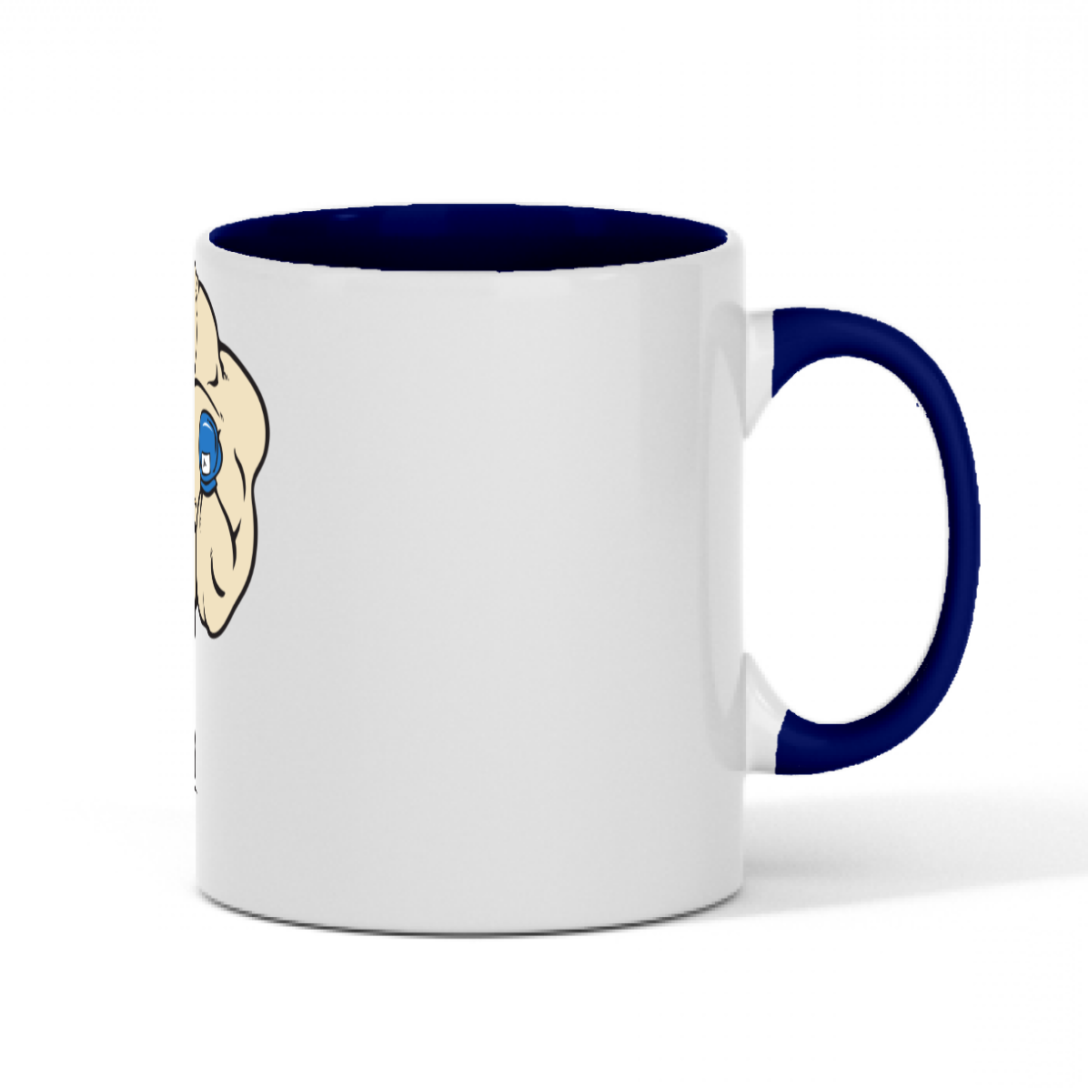 Standard size glossy ceramic mug